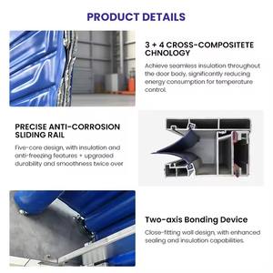 Puerta Enrollable de Alta Velocidad para Cámaras Frigoríficas, Puerta Enrollable Rápida/Puerta Aislante para Congeladores en Venta - Product Image 4
