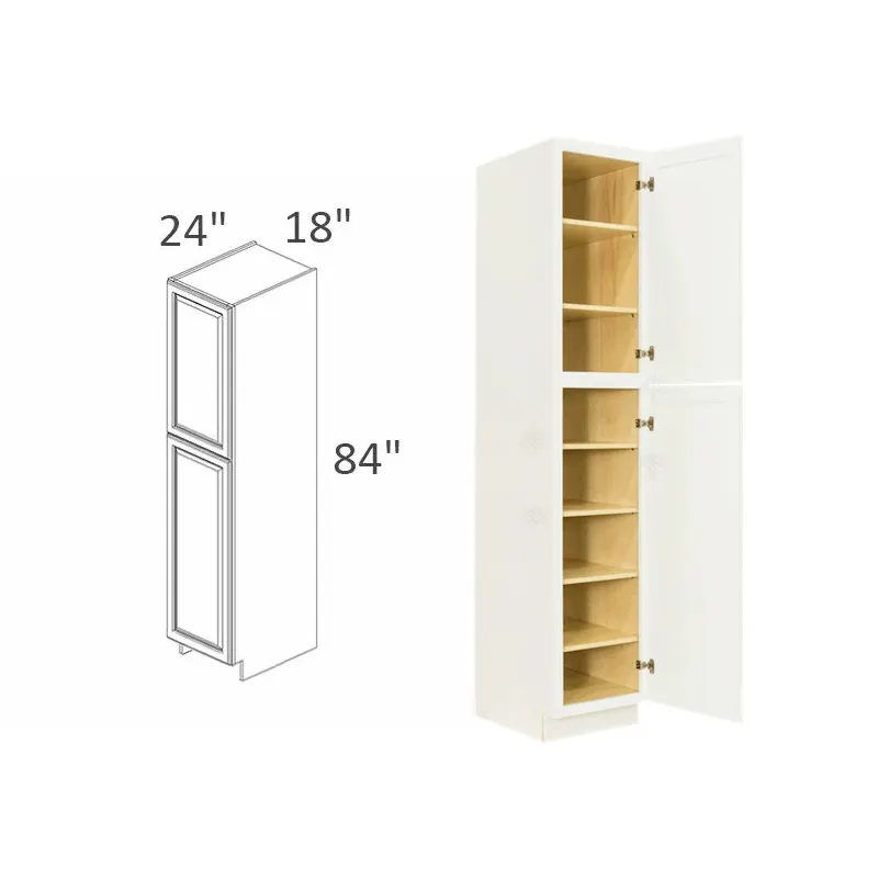 Évier à noyau solide Double porte 1 Faux tiroir Angle fin armoires mur micro-ondes armoire pour appartement