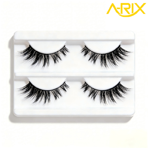 ขนตาปลอม A-RIX รุ่นพรีเมียม แบบตาแมว ขนมิงค์เทียม ทรงปีกฟ็อกซ์ อีฟเฟกต์ยกกระชับ ขนตาแบบเส้นต่อเส้น ปลายเรียวเป็นธรรมชาติ รับผลิตแบรนด์ส่วนตัว - Product Image 4