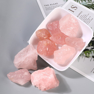 أحجار كوارتز وردي خام طبيعية عالية الجودة بالجملة للديكور المنزلي والعلاج - Product Image 4