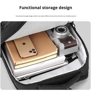 Mochila Antirrobo para Portátil de Negocios con Puerto USB, Asa de Metal, Bolsa de Viaje para la Universidad, Mochila Deportiva de Moda para Adolescentes - Product Image 4