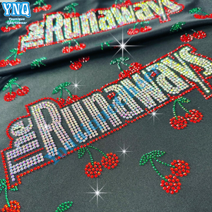 デザイナーHotfix Bling人気スタイルチアストラスアイアンオンユニフォームラインストーン熱伝達ステッカー応援チーム用 - Product Image 2