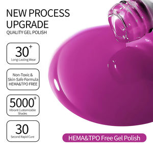 Gel à ongles chaud 2026 - Haute couvrance, durcissement <span class=keywords><strong>UV</strong></span>/<span class=keywords><strong>LED</strong></span>, sans HEMA ni TPO, longue durée, facile à retirer, plus de 5000 couleurs, OEM - Product Image 3