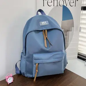 Borsa da scuola per studenti arancione classico zaino Casual zaino zaino da donna