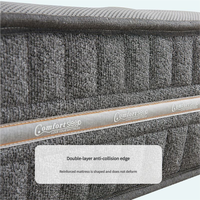 Matelas respirant en latex 5D personnalisé pour lit double, tatami de printemps moderne, housse en cuir rembourrée anti-acariens confortable pour le ménage