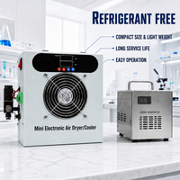 Sécheur d'air comprimé réfrigéré mini 120 LPM, refroidisseur d'air électronique Peltier pour générateur d'ozone et chambre hyperbare HBOT