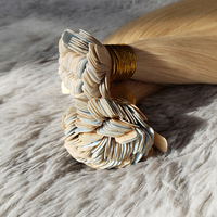Extensions de cheveux de luxe à double trame, mini-bandes adhésives, cheveux humains vierges Remy, trame invisible, USA Europe