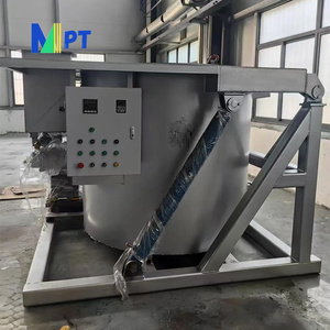 100Kg 1T Four à inclinaison en acier Four à or Four de fusion industriel en métal et aluminium 1000Lbs 1000Kg-Four à induction 30Kw - Product Image 6