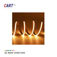 Bande LED COB Mini 8mm 24V 528 puces/m Triple Rangée Coupe Libre Flexible Lumière Linéaire CCT Personnalisable Blanc Rouge Vert Bleu UL