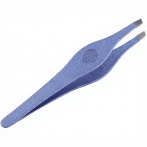 Pinzas de Cejas Inclinadas de Acero Inoxidable de Alta Precisión al por Mayor para Depilación de Cejas - Product Image 1