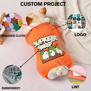 OEM vêtements pour animaux de compagnie vêtements d'hiver pour chiens épaissi chaud mode fermeture éclair polaire une pièce pull manteau pour animaux de compagnie chiot veste <span class=keywords><strong>bouledogue</strong></span> français - Product Image 4