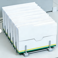 Carpeta de Archivo de Papel Recubierto Personalizada, Organizador de Documentos A4/A5 con Bolsillo Protector para Uso en Oficinas y Conferencias