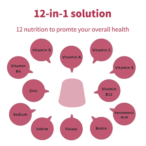 Vente directe d'usine Gummies multivitaminés pour femmes avec vitamine C éclaircissante pour la peau, soutien à l'éclaircissement de la peau, gummies pour les cheveux et les ongles - Product Image 2