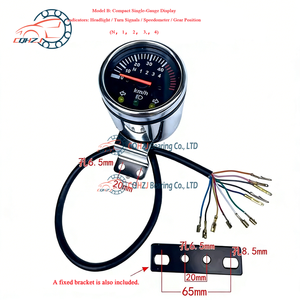 <span class=keywords><strong>Compteur</strong></span> de <span class=keywords><strong>vitesse</strong></span> et indicateur de feux (phares et clignotants) modifiés pour <span class=keywords><strong>quad</strong></span> tout-terrain CQHZJ, compatible GY6 300CC - Product Image 3