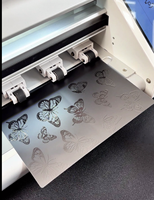 Fonlyu - Protector de Pantalla Mate Anti-Espía de 190*120 mm con Diseño Texturizado, Películas de Hidrogel para Máquina de Corte con Plotter