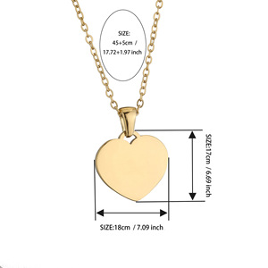 Collana minimalista con ciondolo a cuore bianco personalizzato personalizzato con ciondolo d'amore gioielli <span class=keywords><strong>per</strong></span> donne regalo <span class=keywords><strong>per</strong></span> <span class=keywords><strong>lei</strong></span> - Product Image 4