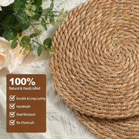 Maßgefertigte Großhandels-Runde Telleruntersetzer aus Rattan im Amerikanischen Stil, Rutschfeste Untersetzer, Dekorative Telleruntersetzer für Hochzeiten