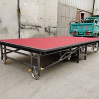 Scènes pliantes réglables pour événements de mariage, structures d'exposition en aluminium, podiums portables, treillis d'éclairage pour spectacles et fêtes