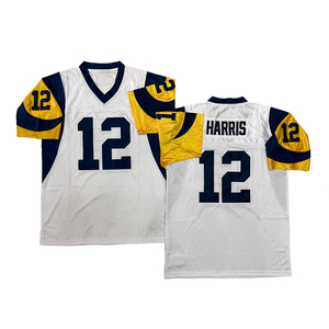 Camiseta de Rugby Estilo Vintage para Hombre, Cosida, 12 <span class=keywords><strong>James</strong></span> Harris, 13 Kurt Warner, 28 Marshall Faulk, 29 Eric Dickerson, 80 Isaac Bruce, Tallas S-3XL - Product Image 2