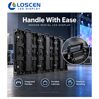 Écran LED modulaire d'intérieur P3.91 500x1000mm pour location, idéal pour mariages, fêtes et décors de scène