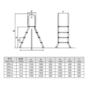 En acier inoxydable <span class=keywords><strong>piscine</strong></span> <span class=keywords><strong>hors</strong></span> sol <span class=keywords><strong>echelle</strong></span> <span class=keywords><strong>piscine</strong></span> à <span class=keywords><strong>vendre</strong></span> - Product Image 3