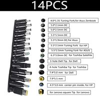 Kit de connecteurs universels DC personnalisés DAJIANG OEM, 34 pièces, adaptateur d'alimentation DC, embouts 5,5 mm x 2,1 mm pour ordinateur portable, haut-parleur