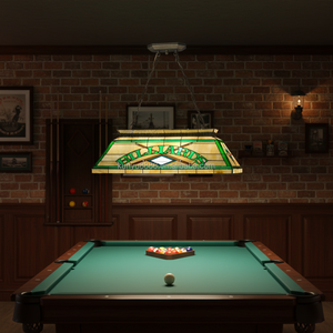 Vente flash - Luminaire suspendu rectangulaire Tiffany pour billard, 55 pouces, verre LED, livraison directe d'usine pour la maison, le bar et la salle à manger - Product Image 6