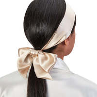 Gerine 19MM 100% Soie Naturelle Chouchou pour Cheveux Doux Accessoires Capillaires pour Femmes Bandeau de Beauté Couleur Unie Personnalisable