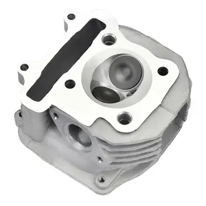 GOOFIT Cylinder Head 57.4mm Replacement for GY6 150cc Engine Big Bore Kit Motor Taotao Chinese Scooter Parts 4 Stroke 152QMI