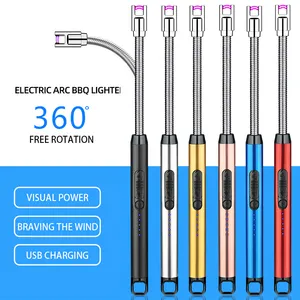 JL891-2 China wholesale Flameless USB rechargeable double arc lighter/electric lighter