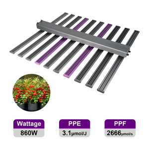 ไฟปลูกต้นไม้แบบแท่ง LED 1000W Samsung LM301H สเปกตรัมเต็ม UV IR ปรับความสว่างได้ สำหรับโรงเรือนเพาะปลูกแนวตั้งและการออกดอก - Product Image 2