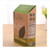 Boîtes en papier artisanal biodégradables avec logo personnalisé avec fenêtre découpée Vente en gros Boîte d'emballage pour pâtes Papier kraft Impression offset acceptée