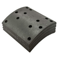 Plaquettes de frein à tambour 16 mm d'épaisseur 12 trous Disques de frein Nouvelle marque Delong Arrière Sinotruk Shacman Foton Faw Cascadia OEM Camion lourd