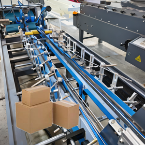 ZH-800D điện tiết kiệm lao động tự động thư mục kim loại gluer cho năng suất cao hộp dán ứng dụng thực phẩm - Product Image 6