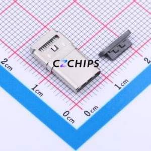 TYPE-C-31-G-08 USB Connector SMD Connector ( Connector Type: Type-C )( Gender: Male )( Mounting Type: Sink Board ) - Product Image 1