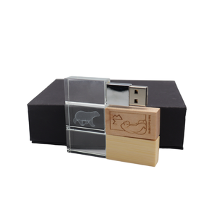 Clé USB en cristal, cadeau, USB 2.0, 128 Go, 64 Go, Memorias USB 3.0, clés, stick, <span class=keywords><strong>cles</strong></span>, en bois, 16 Go, clé USB - Product Image 3