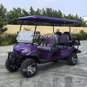 Voiturette de golf électrique 6 places, batterie lithium 48V avec contrôleur et certification CE, vente directe d'usine - Product Image 3