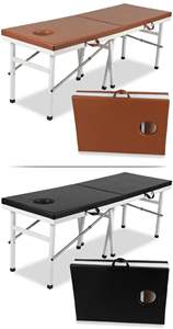 Table de massage portable à huit pieds, style japonais, réglable, idéale pour l'extérieur, les ateliers, les salons de beauté, les hôpitaux, les salons de spa et la maison. - Product Image 6