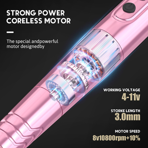 ชุดเครื่องสักไร้สาย รุ่น 3.0 มม. พร้อมมอเตอร์ไร้แกน ปรับความลึกเข็มได้ รุ่น RCA - Product Image 5
