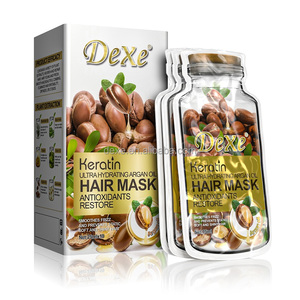 Dexe Argan dầu ô liu dầu dừa collagen Tóc Mặt nạ đặc biệt gói không thường xuyên túi 25ml * 10 nhà máy nhãn hiệu riêng tùy chỉnh OEM - Product Image 5