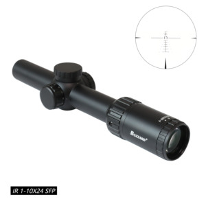 Mira Telescópica Táctica LPVO SFP de Gran Angular BUZZARD OPTICS 1-10X24IR, Tubo de 30 mm, Segundo Plano Focal, Mira Óptica para Caza y Tiro - Product Image 3