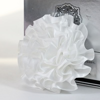 Ruban de satin artificiel en polyester de 8 cm (3 pouces) pour cadeaux et vêtements, 196 couleurs personnalisées en gros