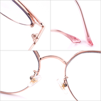 Lunettes anti-lumière bleue tendance, nouvelle collection, monture métallique, verres photochromiques pour la protection solaire, lunettes photochromiques