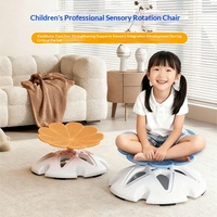Parcours d'obstacles intérieur et extérieur, équipement d'entraînement vestibulaire pour enfants, chaise pivotante en métal pour enfants, chaise rotative en plastique pour enfants