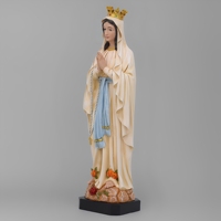 Statues religieuses catholiques en résine, vente en gros d'usine, statue de Marie, mère de Jésus, moule en béton, Notre-Dame de Lourdes