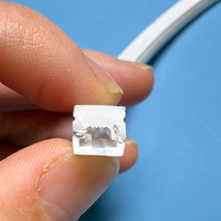 Tube néon LED en silicone de petite taille 6x6mm, mini diffuseur de bande LED pour bande lumineuse PCB mince de 3mm 4mm