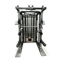 Machine Smith multifonctionnelle pour musculation, avec fonctions Pec Fly et Cable Fly, pour salle de sport en immeuble d'appartements
