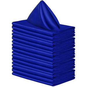 Vente en gros <span class=keywords><strong>de</strong></span> serviettes <span class=keywords><strong>de</strong></span> cuisine en polyester 50x50cm torchons en tissu carré pour la décoration <span class=keywords><strong>de</strong></span> banquet Baby Shower Dîner Mariage en plein air - Product Image 2