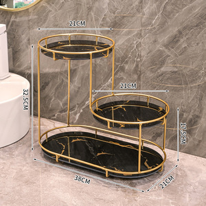 Caja de almacenamiento de cosméticos de 3 capas, productos para el cuidado de la piel, tocador de Perfume, organizador de maquillaje para maquillaje - Product Image 5