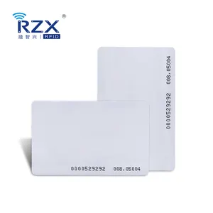סיטונאי להדפסה ללא מגע TK4100 שבב חכם קרבה כרטיס 125khz PVC ריק לבן RFID כרטיסים